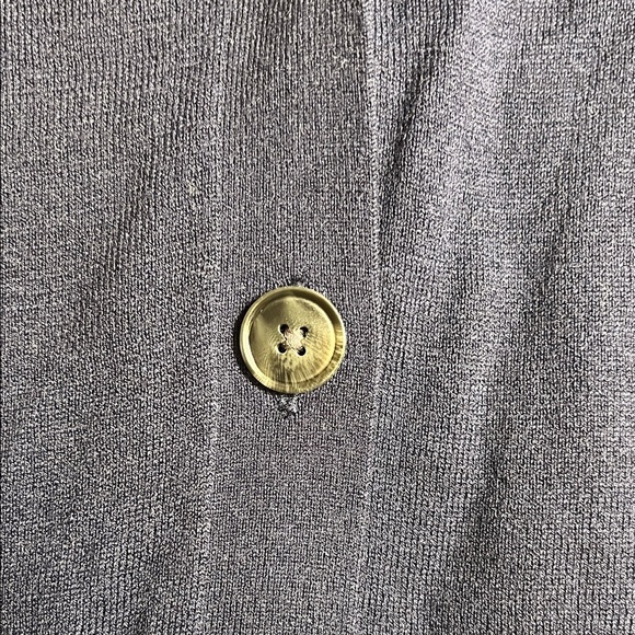 LOFT Deep Blue Button-Up Cardigan - Picture 6 of 7